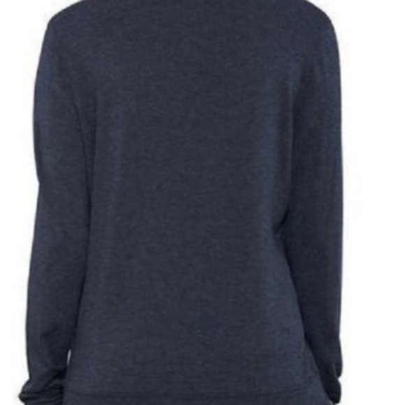 Matty M Women's Long Sleeve Tee with Side Zippers - Picture 2 of 5